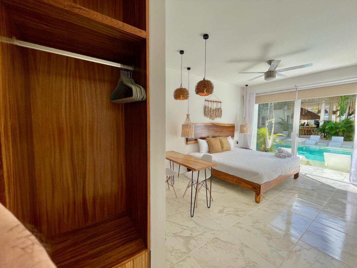 Beautiful Swim-Up Studio With Private Terrace, Pool And Jungle Gym Tulum Exteriör bild