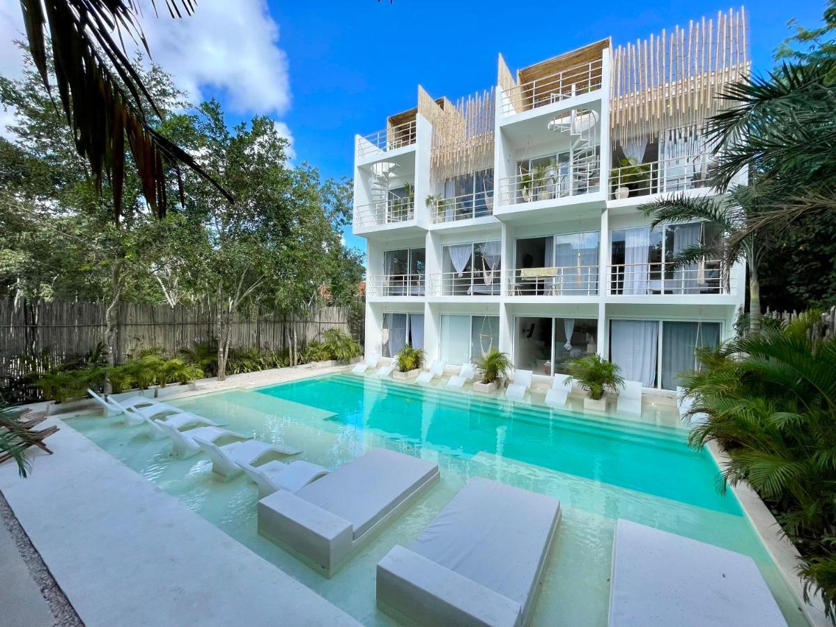 Beautiful Swim-Up Studio With Private Terrace, Pool And Jungle Gym Tulum Exteriör bild