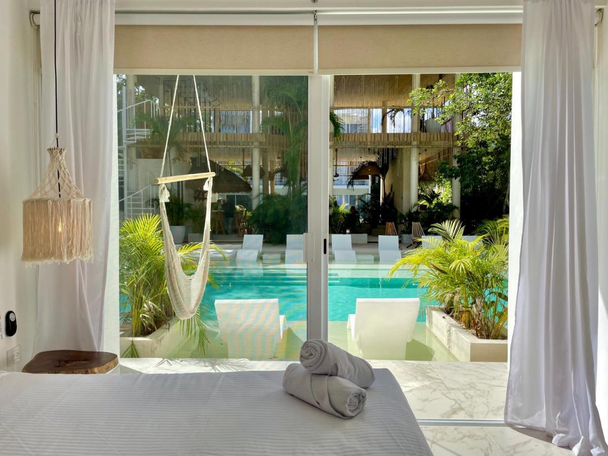 Beautiful Swim-Up Studio With Private Terrace, Pool And Jungle Gym Tulum Exteriör bild