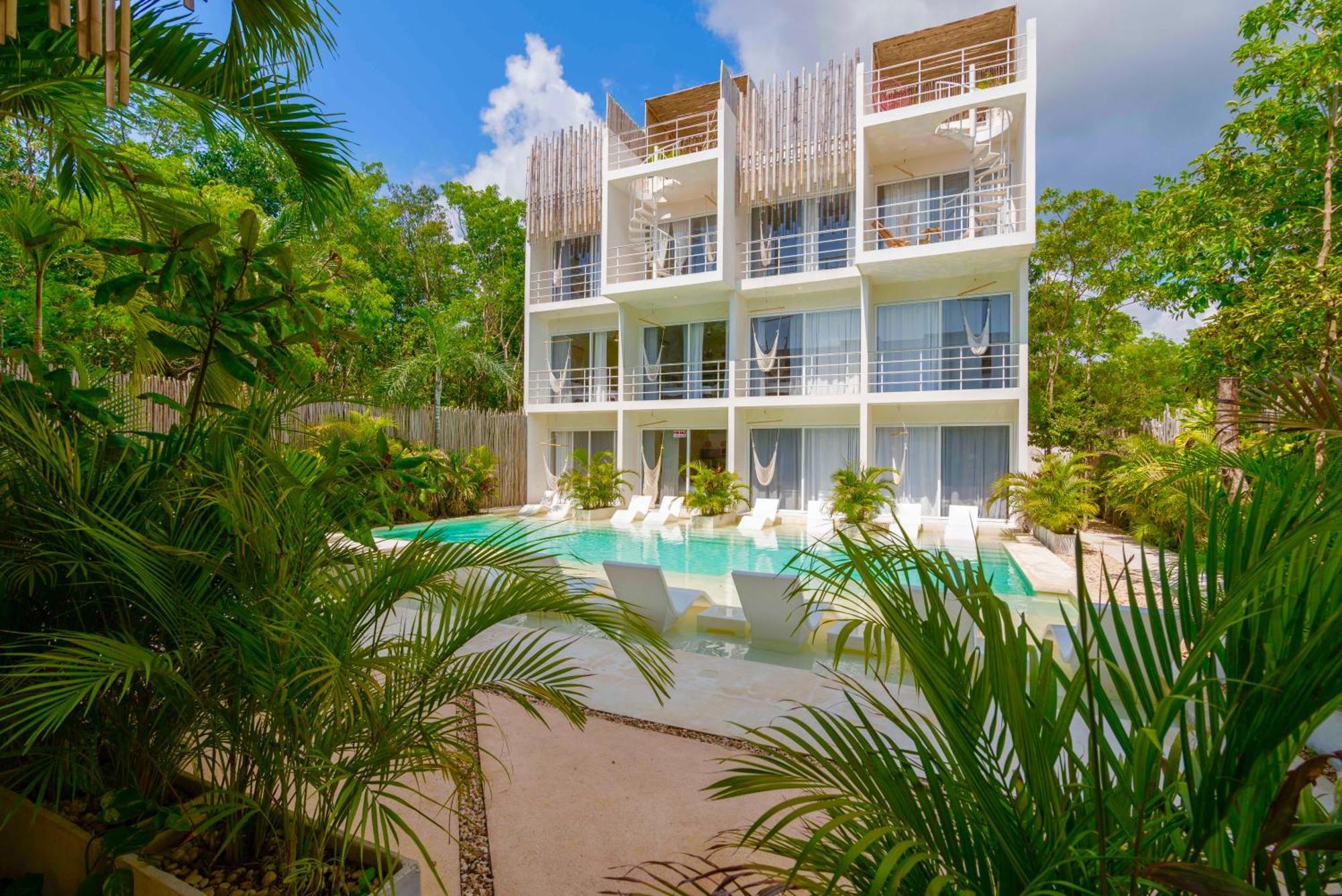 Beautiful Swim-Up Studio With Private Terrace, Pool And Jungle Gym Tulum Exteriör bild